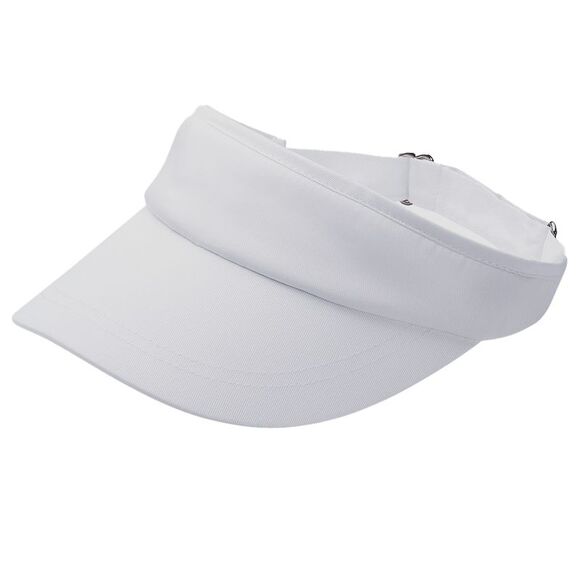 Beechfield Unisex Sports Visor / Headwear / White - Picture 2 of 5